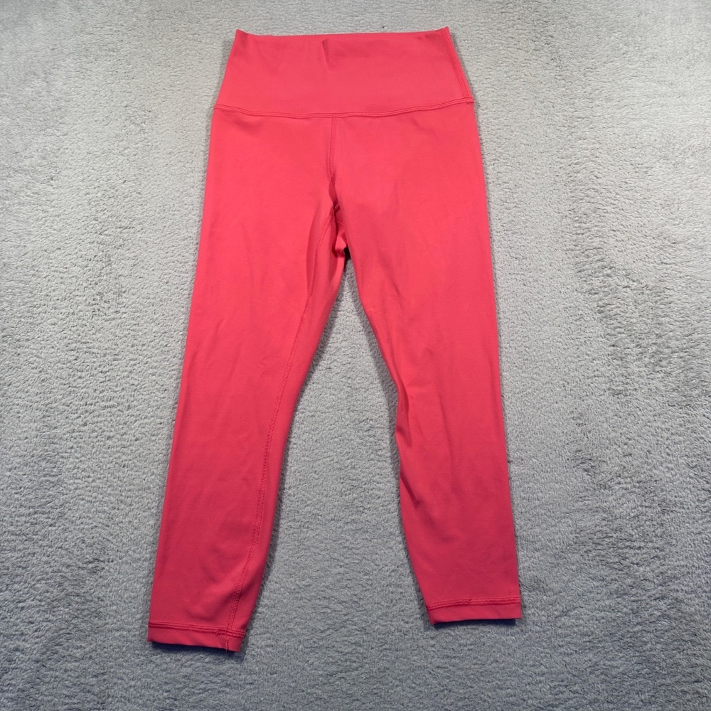 Athleta Transcend 7/8‎ Tights Leggings High Rise Pink Womens Size Small